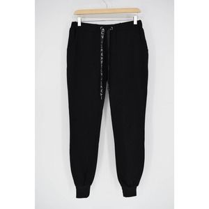 JESSICA SIMPSON 'the warm up' jogger black size SM women's